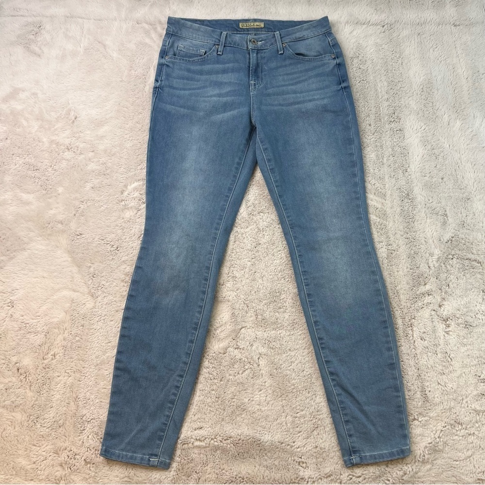 Guess Light Blue Skinny Jeans Womens Size 29 Reg Jeggings
